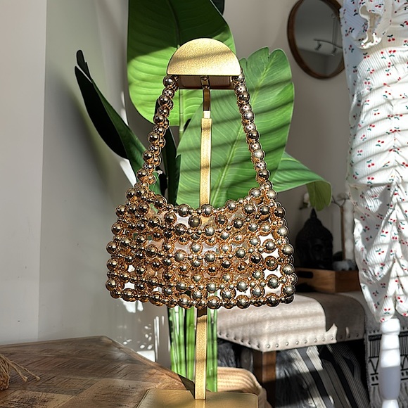 NWT🟡🟡🟡⭐️Gold Bauble Bag🌟🟡🟡🟡 - Picture 5 of 8